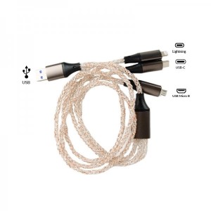 USB Cable 3 in 1 Multifunction 1.2m RGB