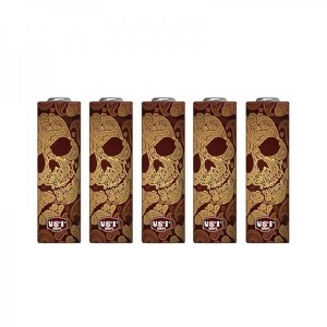 Battery Wraps 18650 Brown Skull 5pcs