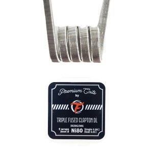 Fumytech Triple Fused Clapton DL Coils Ni80 0.3Ohm 10pcs