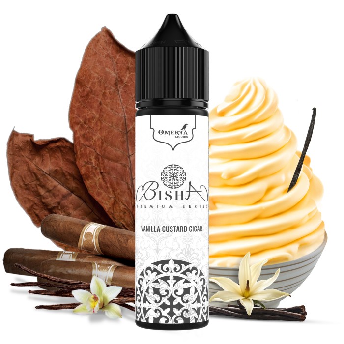 Bisha Vanilla Custard Cigar 10->60ml